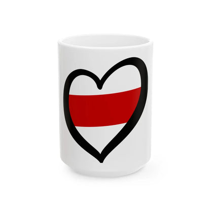 EuroBielorrusia 1918 1991-1995 (Belarus) White Coffee Mug 15oz - Go Mug Yourself