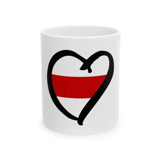 EuroBielorrusiaAnterior 1918 1991-1995 (Belarus) White Coffee Mug 11oz - Go Mug Yourself