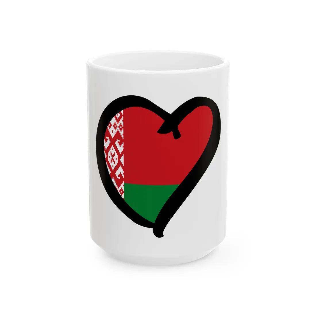 EuroBielorrusiaAnterior (Belarus) White Coffee Mug 15oz - Go Mug Yourself
