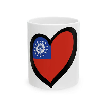 EuroBirmania 1974-2010 (Myanmar) White Coffee Mug 11oz - Go Mug Yourself