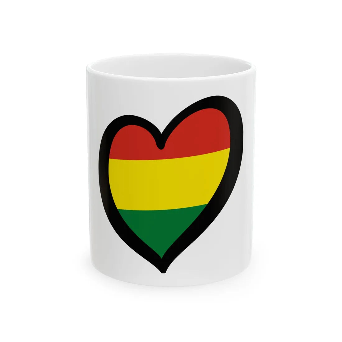 EuroBolivia (Bolivia) White Coffee Mug 11oz - Go Mug Yourself