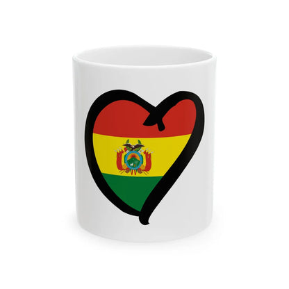 EuroBoliviaAnterior state (Bolivia) White Coffee Mug 11oz - Go Mug Yourself