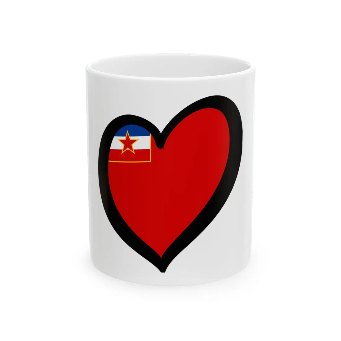EuroBosnia-Herzegovina 1946-1992 (Bosnia and Herzegovina) White Coffee Mug 11oz - Go Mug Yourself