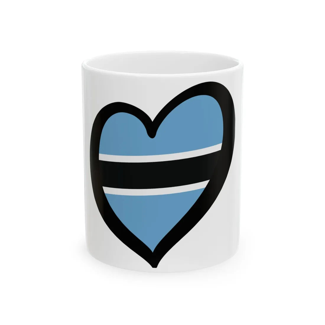 EuroBotsuana (Botswana) White Coffee Mug 11oz - Go Mug Yourself