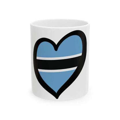 EuroBotsuana (Botswana) White Coffee Mug 11oz - Go Mug Yourself