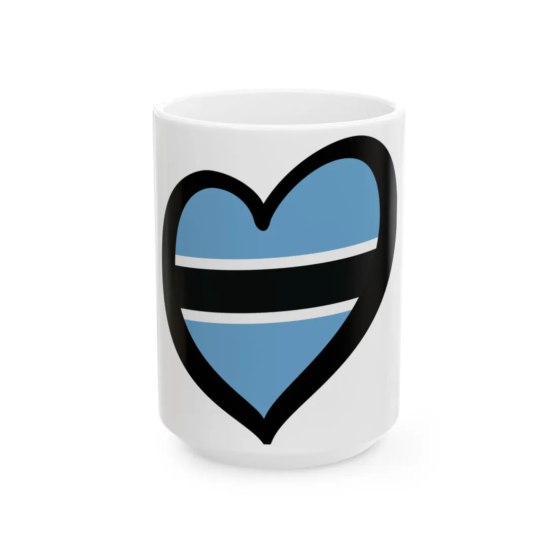 EuroBotsuana (Botswana) White Coffee Mug 15oz - Go Mug Yourself
