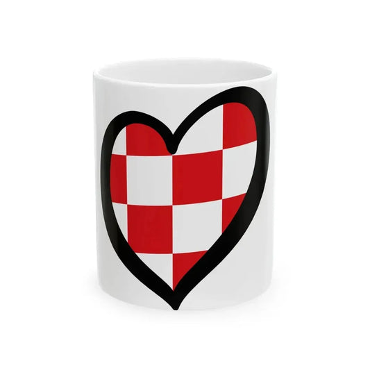 EuroBrabante Septentrional (Netherlands) White Coffee Mug 11oz - Go Mug Yourself