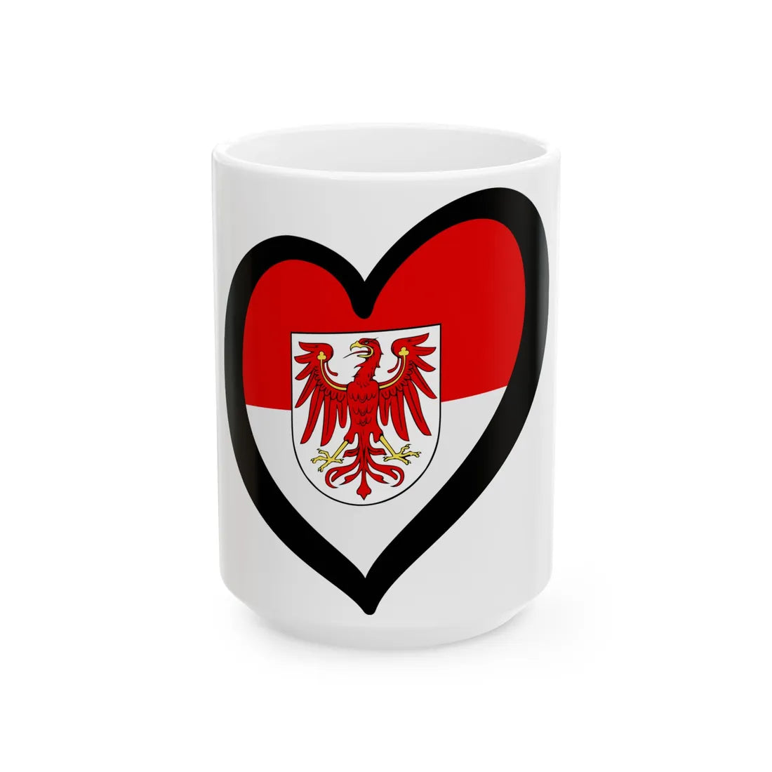 EuroBrandenburg (Germany) White Coffee Mug 15oz - Go Mug Yourself