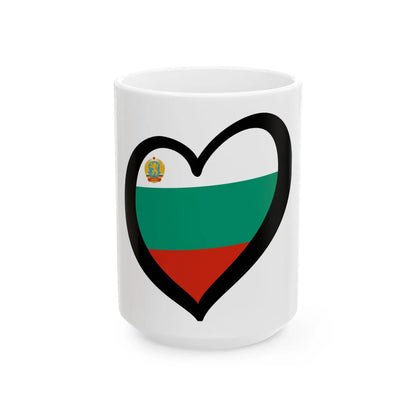 EuroBulgaria 1948-1967 (Bulgaria) White Coffee Mug 15oz - Go Mug Yourself