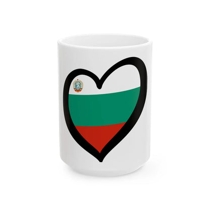EuroBulgaria 1971-1990 (Bulgaria) White Coffee Mug 15oz - Go Mug Yourself