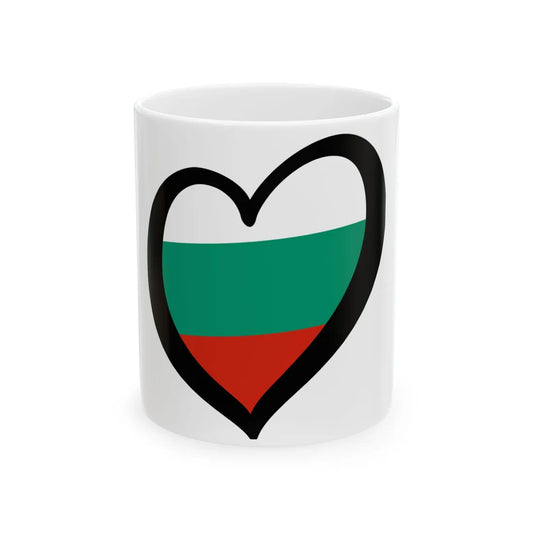 EuroBulgaria (Bulgaria) White Coffee Mug 11oz - Go Mug Yourself