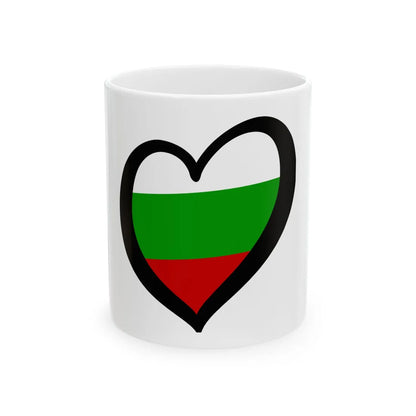 EuroBulgaria digital (Bulgaria) White Coffee Mug 11oz - Go Mug Yourself