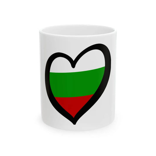 EuroBulgaria digital (Bulgaria) White Coffee Mug 11oz - Go Mug Yourself
