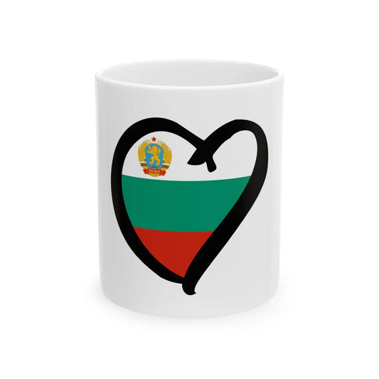 EuroBulgariaAnterior 1948-1967 (Bulgaria) White Coffee Mug 11oz - Go Mug Yourself