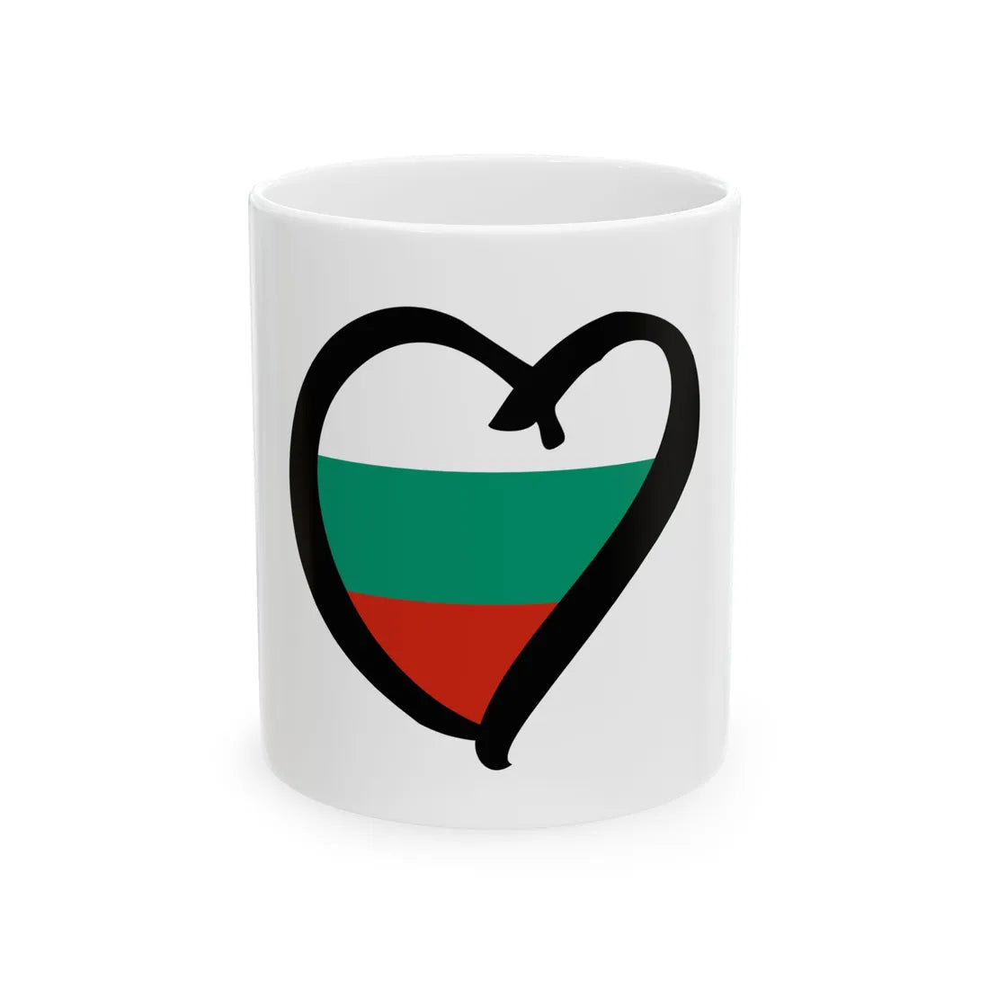 EuroBulgariaAnterior (Bulgaria) White Coffee Mug 11oz - Go Mug Yourself