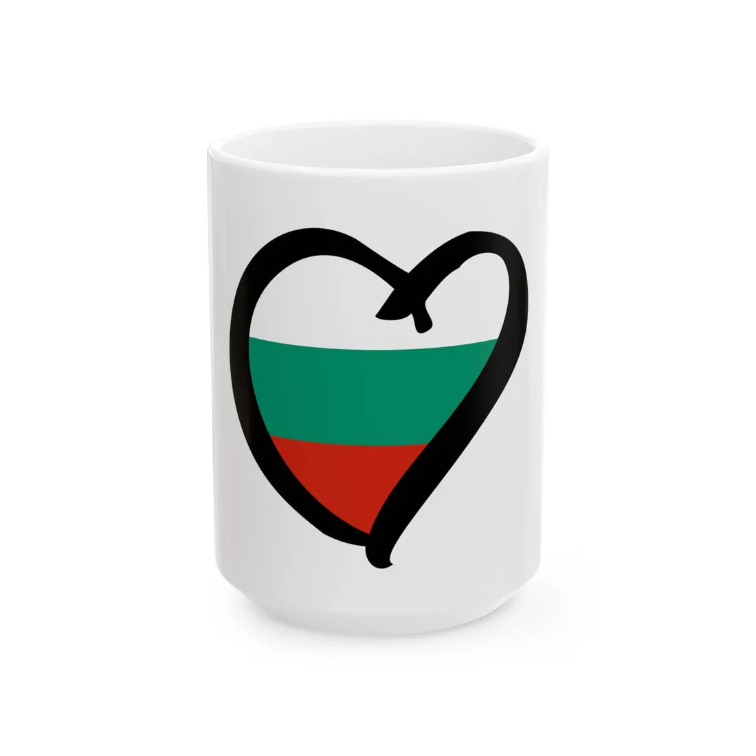 EuroBulgariaAnterior (Bulgaria) White Coffee Mug 15oz - Go Mug Yourself
