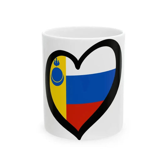 EuroBuriatos de Aguinskoye 1996-2001 (Russia) White Coffee Mug 11oz - Go Mug Yourself