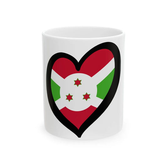 EuroBurundi (Burundi) White Coffee Mug 11oz - Go Mug Yourself