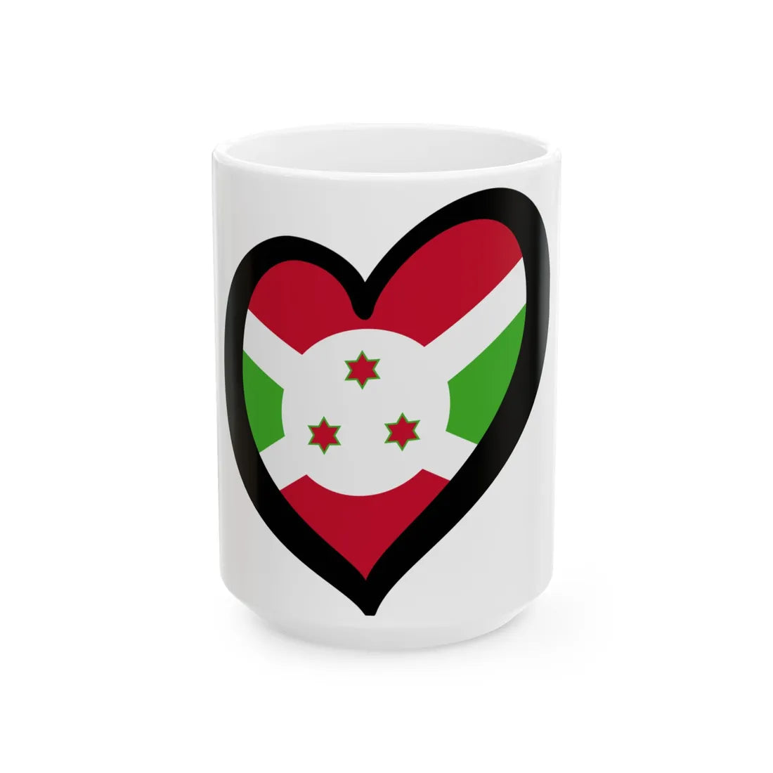 EuroBurundi (Burundi) White Coffee Mug 15oz - Go Mug Yourself