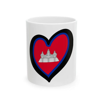 EuroCamboya 1863-1948 (Cambodia) White Coffee Mug 11oz - Go Mug Yourself