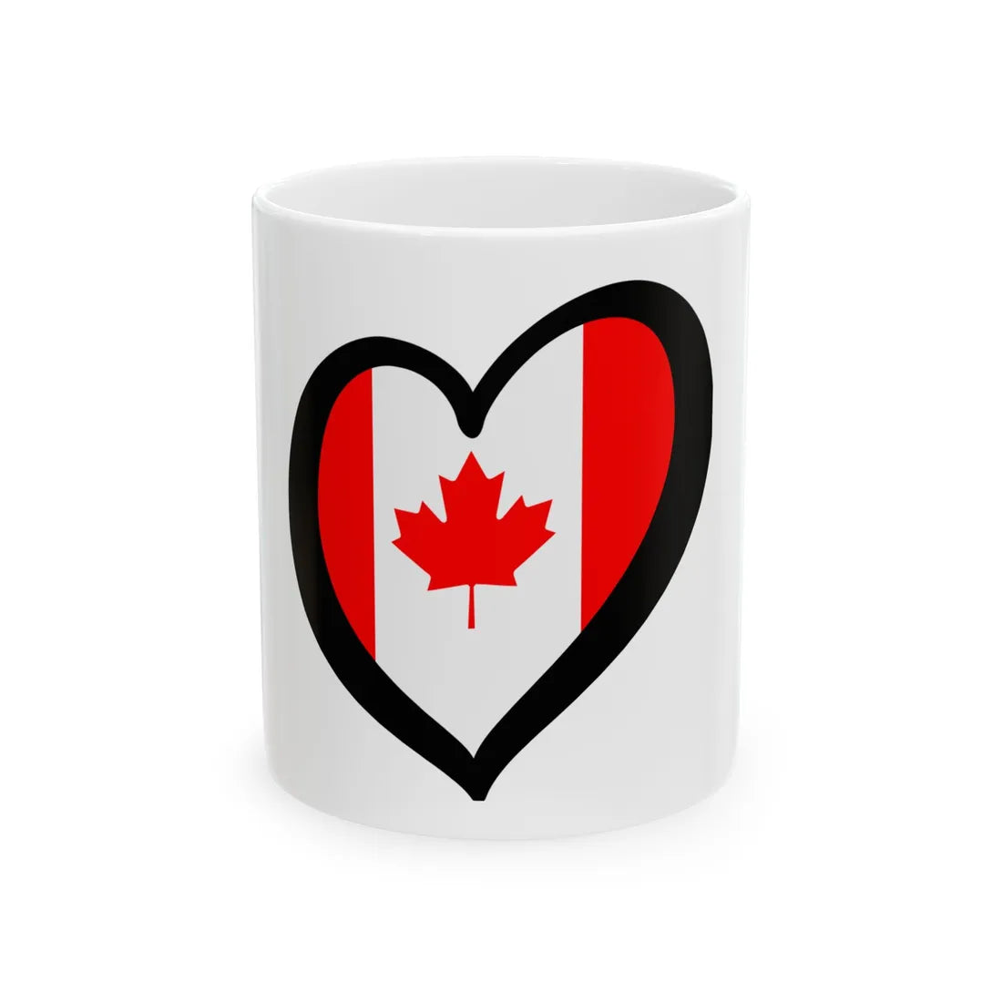 EuroCanada (Canada) White Coffee Mug 11oz - Go Mug Yourself