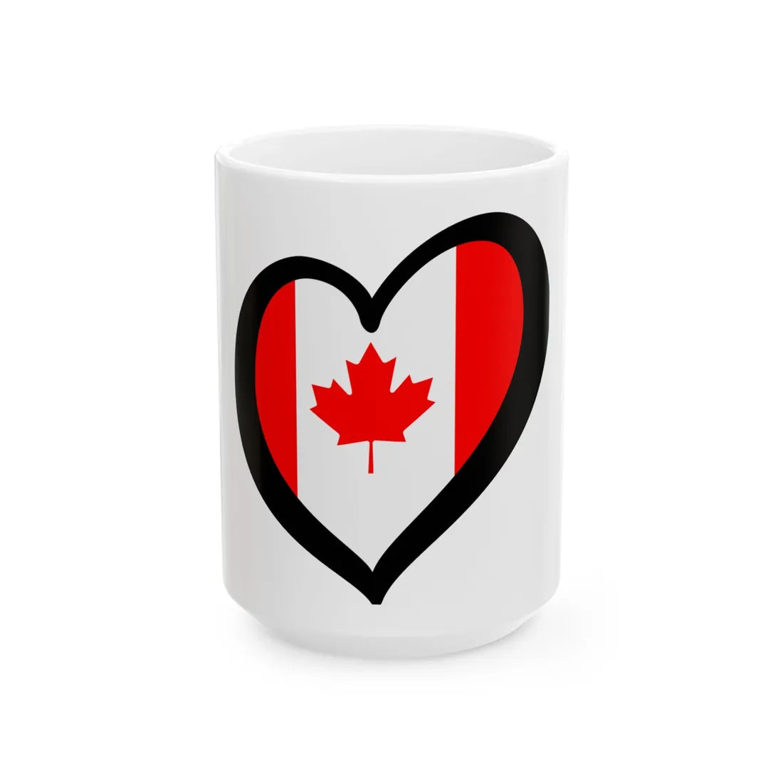 EuroCanada (Canada) White Coffee Mug 15oz - Go Mug Yourself