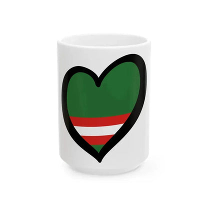 EuroChechenia 2000-2004 (Russia) White Coffee Mug 15oz - Go Mug Yourself