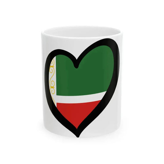 EuroChechenia (Russia) White Coffee Mug 11oz - Go Mug Yourself