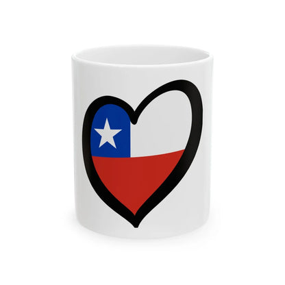 EuroChile (Chile) White Coffee Mug 11oz - Go Mug Yourself