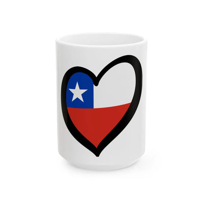 EuroChile (Chile) White Coffee Mug 15oz - Go Mug Yourself