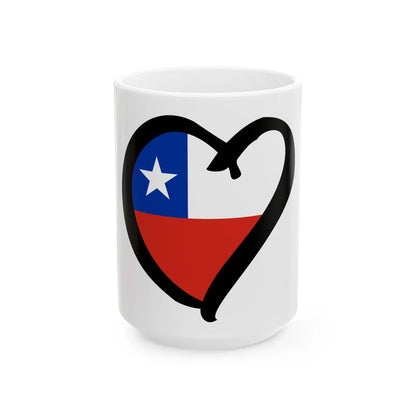 EuroChileAnterior (Chile) White Coffee Mug 15oz - Go Mug Yourself
