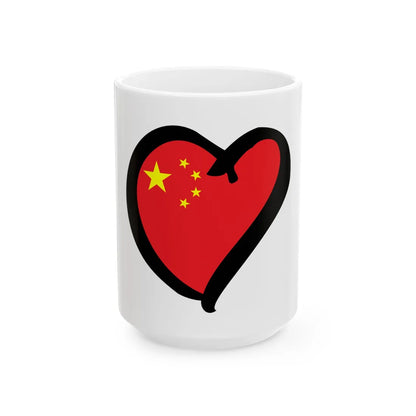 EuroChinaAnterior (China) White Coffee Mug 15oz - Go Mug Yourself