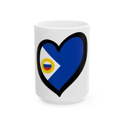 EuroChukotka (Russia) White Coffee Mug 15oz - Go Mug Yourself