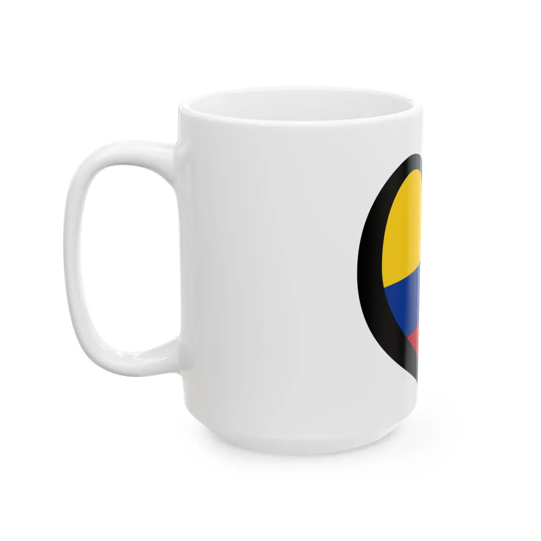 EuroColombia (Colombia) White Coffee Mug - Go Mug Yourself