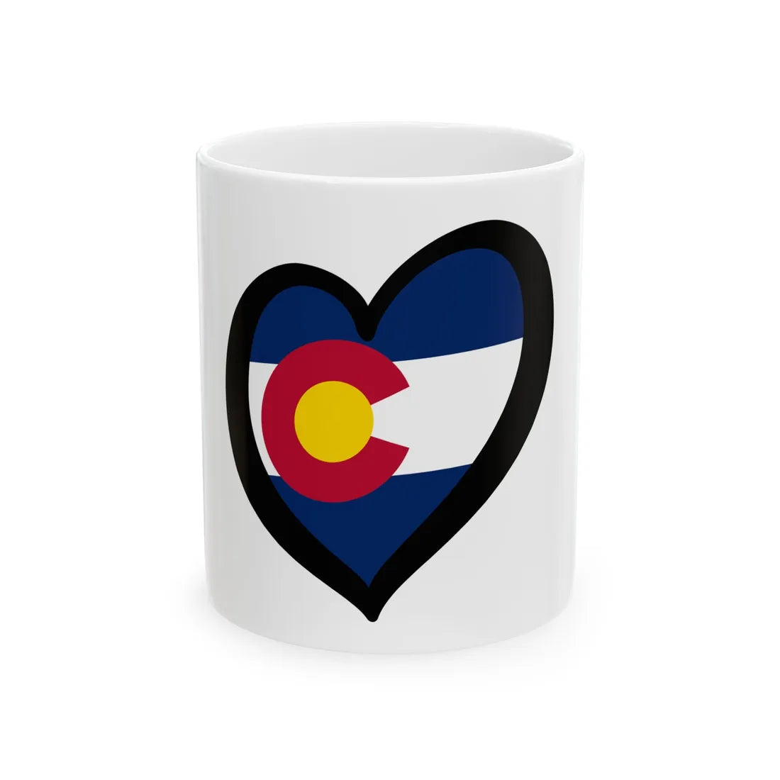 EuroColorado (United States) White Coffee Mug 11oz - Go Mug Yourself