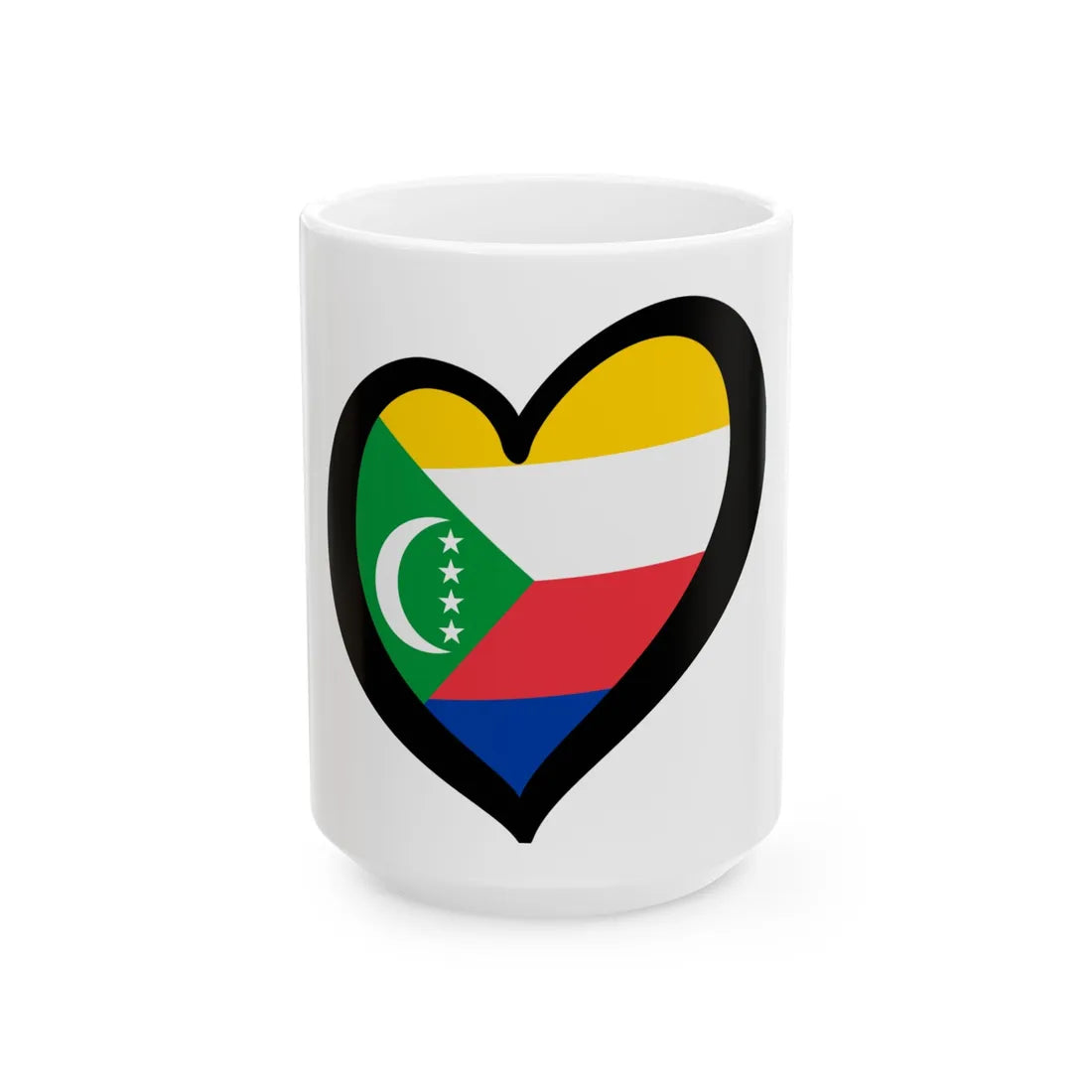 EuroComoras (Comoros) White Coffee Mug 15oz - Go Mug Yourself