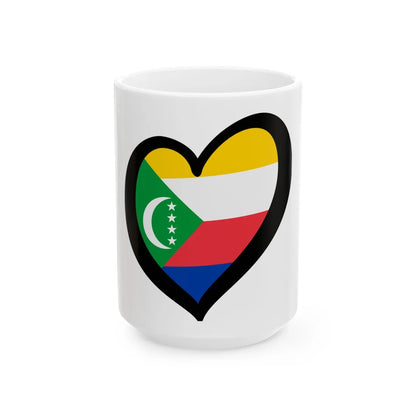 EuroComoras (Comoros) White Coffee Mug 15oz - Go Mug Yourself