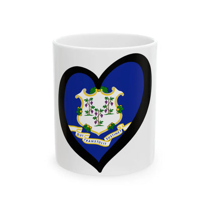 EuroConnecticut (United States) White Coffee Mug 11oz - Go Mug Yourself