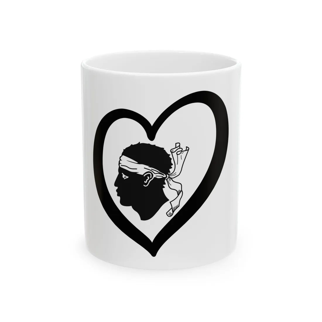 EuroCorcega (France) White Coffee Mug 11oz - Go Mug Yourself