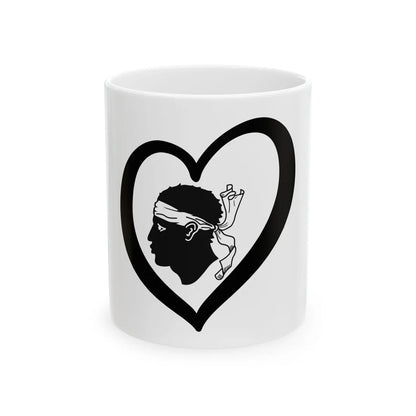 EuroCorcega (France) White Coffee Mug 11oz - Go Mug Yourself