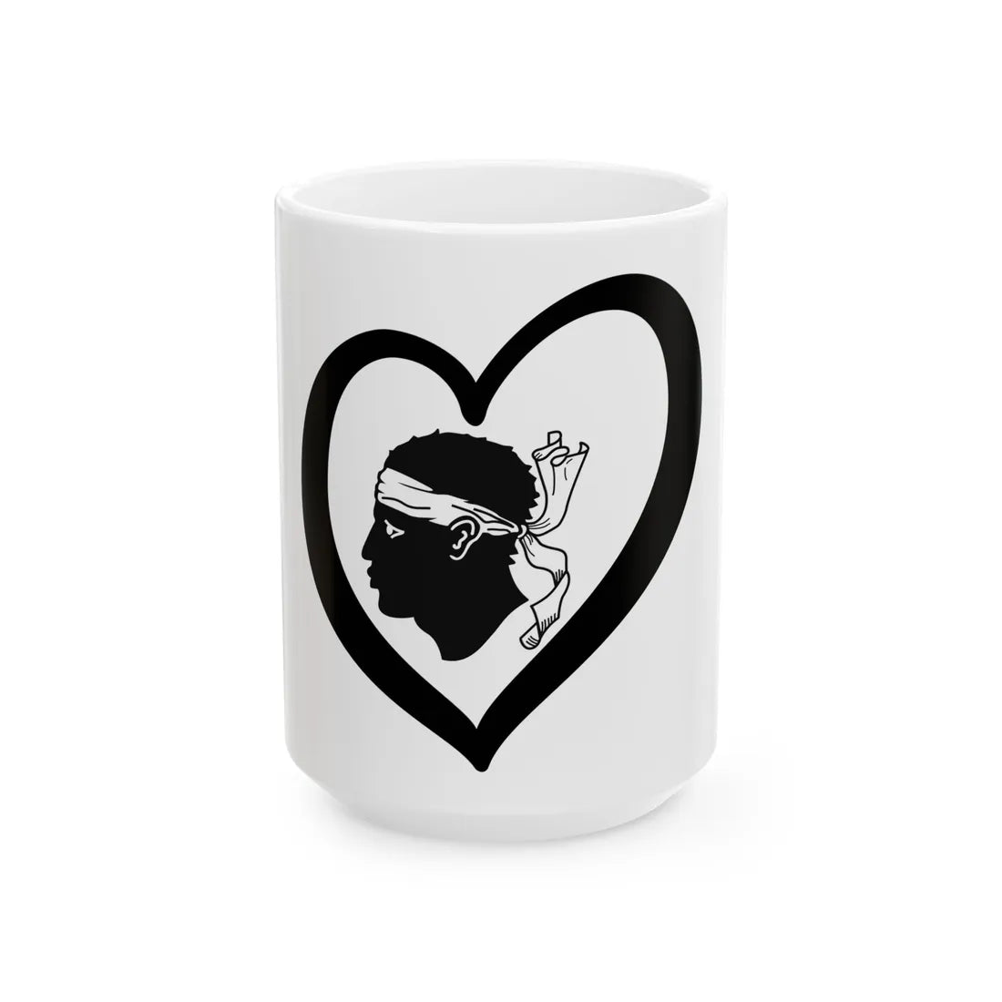 EuroCorcega (France) White Coffee Mug 15oz - Go Mug Yourself