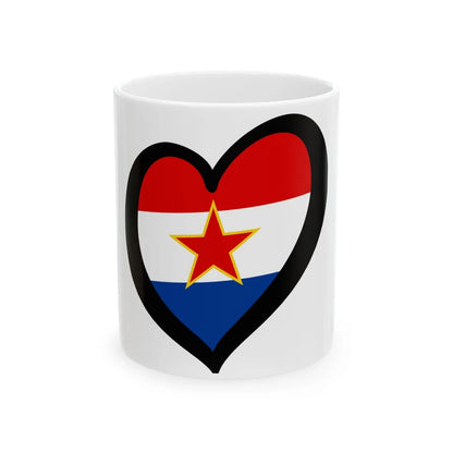 EuroCroacia 1947-1990 (Croatia) White Coffee Mug 11oz - Go Mug Yourself