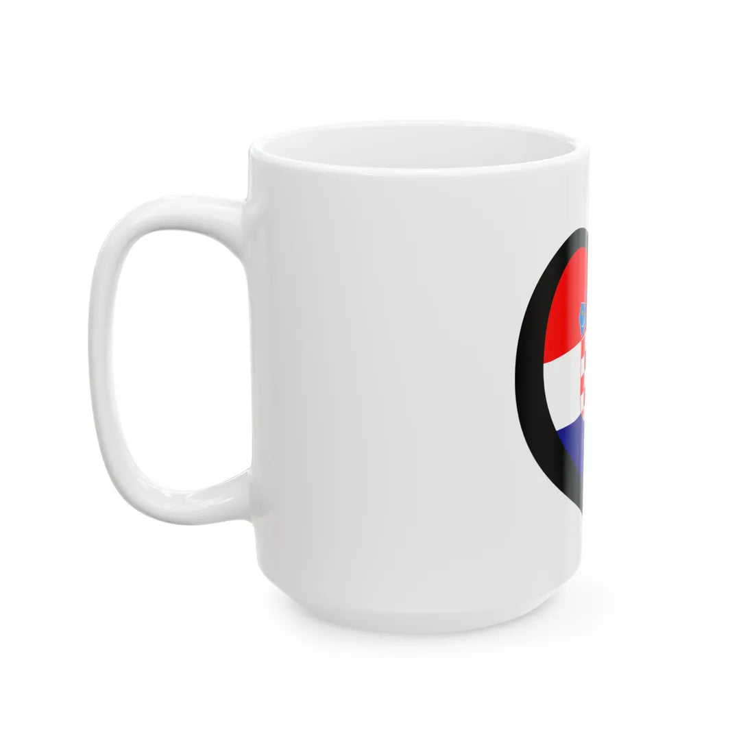 EuroCroacia (Croatia) White Coffee Mug - Go Mug Yourself