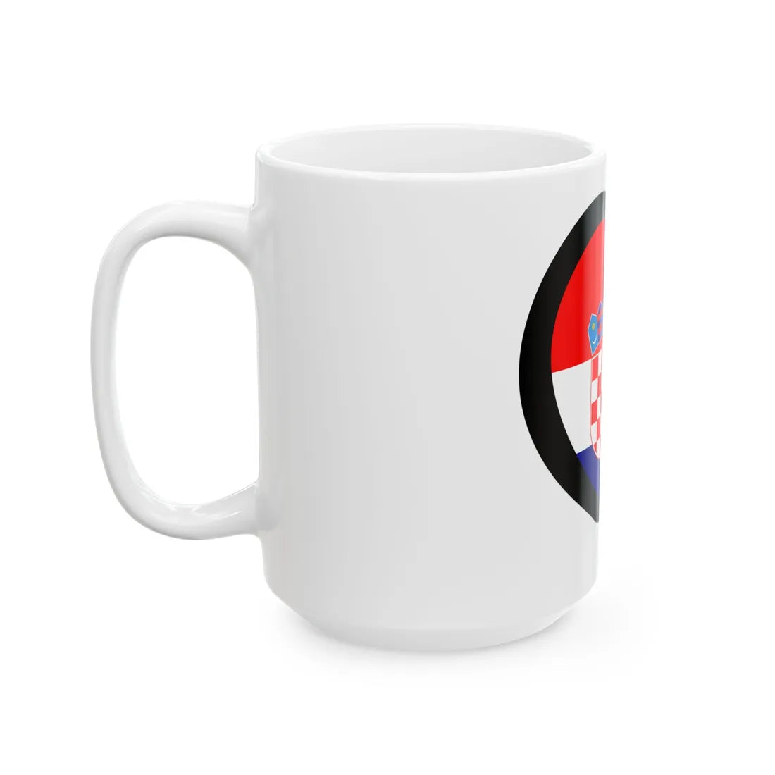 EuroCroaciaAnterior (Croatia) White Coffee Mug - Go Mug Yourself