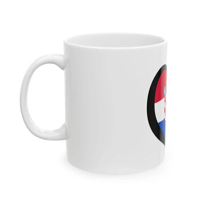 EuroCroaciaPantone (Croatia) White Coffee Mug - Go Mug Yourself