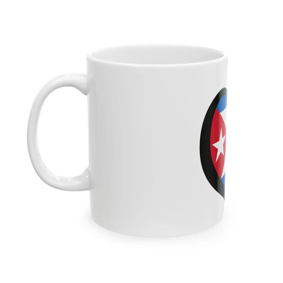 EuroCuba sky blue (Cuba) White Coffee Mug - Go Mug Yourself