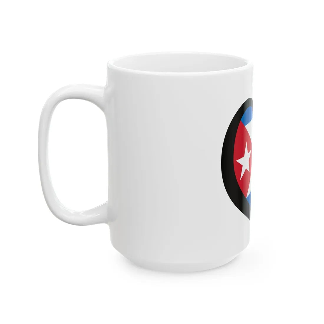 EuroCuba sky blue (Cuba) White Coffee Mug - Go Mug Yourself