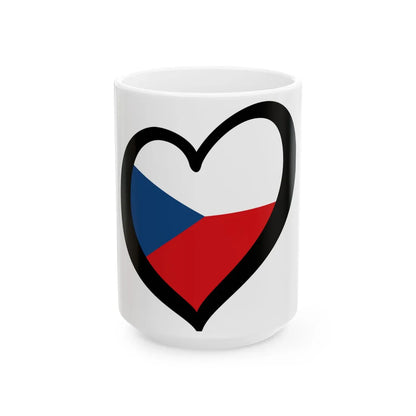 EuroCzechia (Czech Republic) White Coffee Mug 15oz - Go Mug Yourself