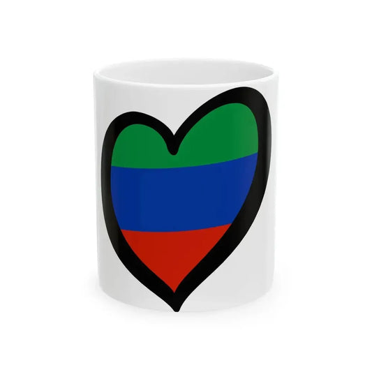 EuroDaguestan (Russia) White Coffee Mug 11oz - Go Mug Yourself