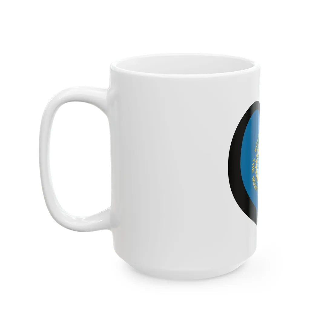 EuroDakota del Sur (United States) White Coffee Mug - Go Mug Yourself